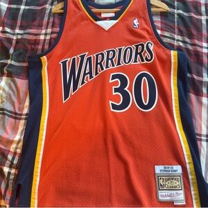 Mitchell & Ness Steph Curry Goldenstate Warriors Jersey